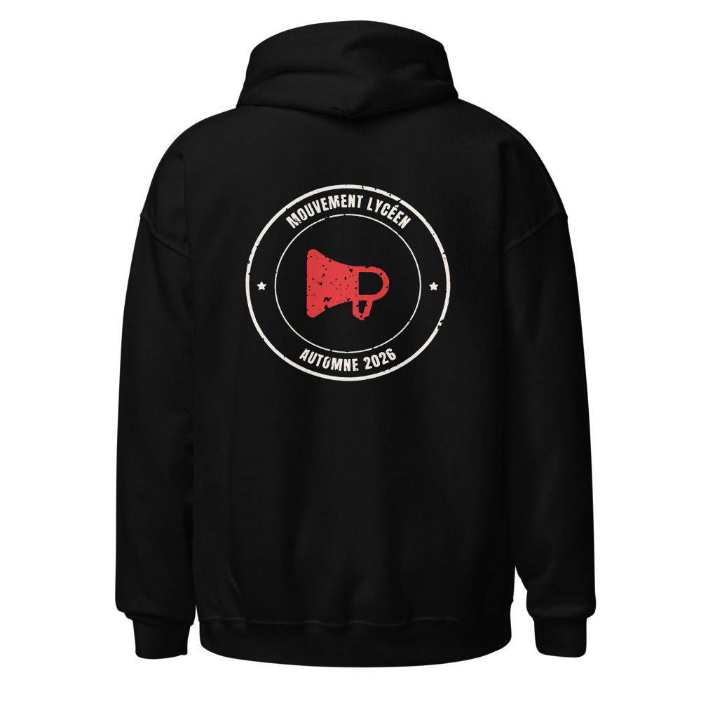 Hoodie Mouvement lycéen, automne 2026