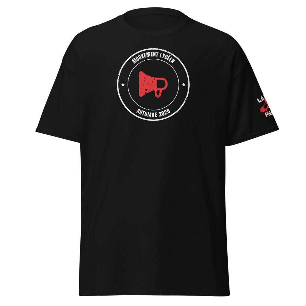 T-shirt Mouvement lycéen, automne 2026