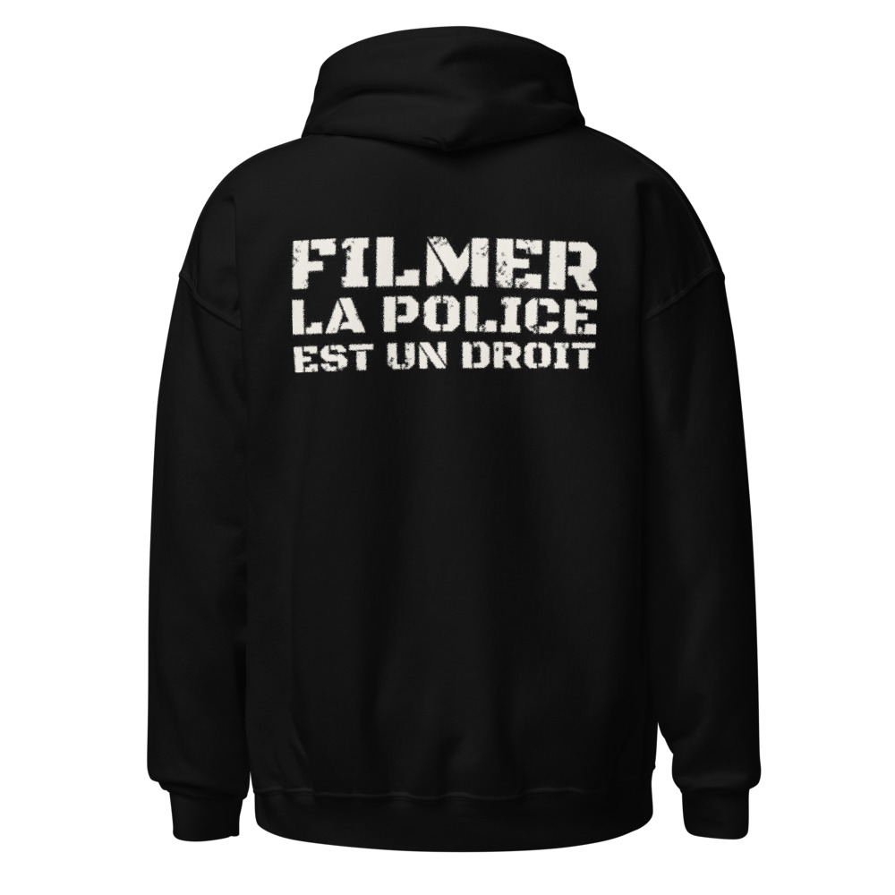 Hoodie Filmer la police est un droit