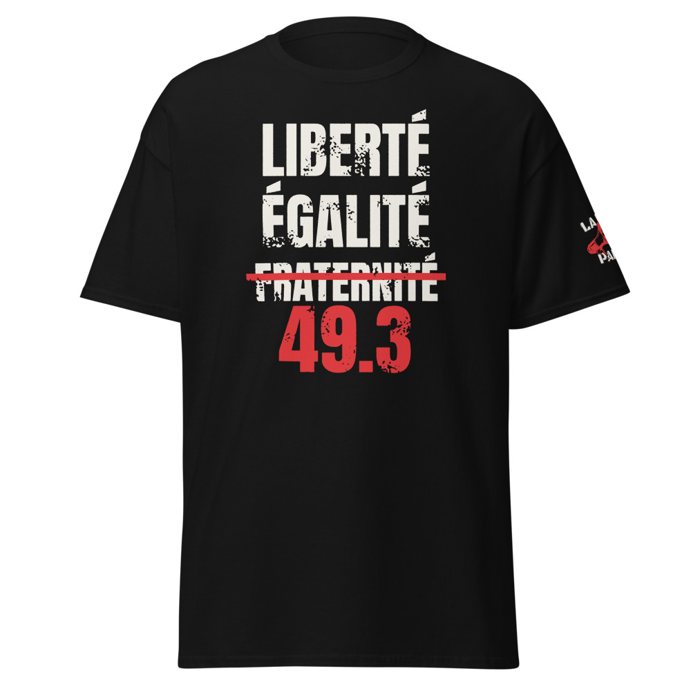 T-shirt Liberté, égalité, 49.3