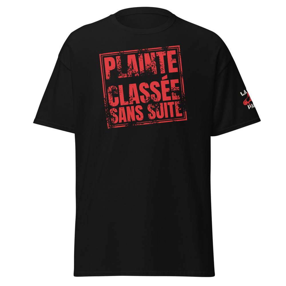 T-shirt Plainte classée sans suite