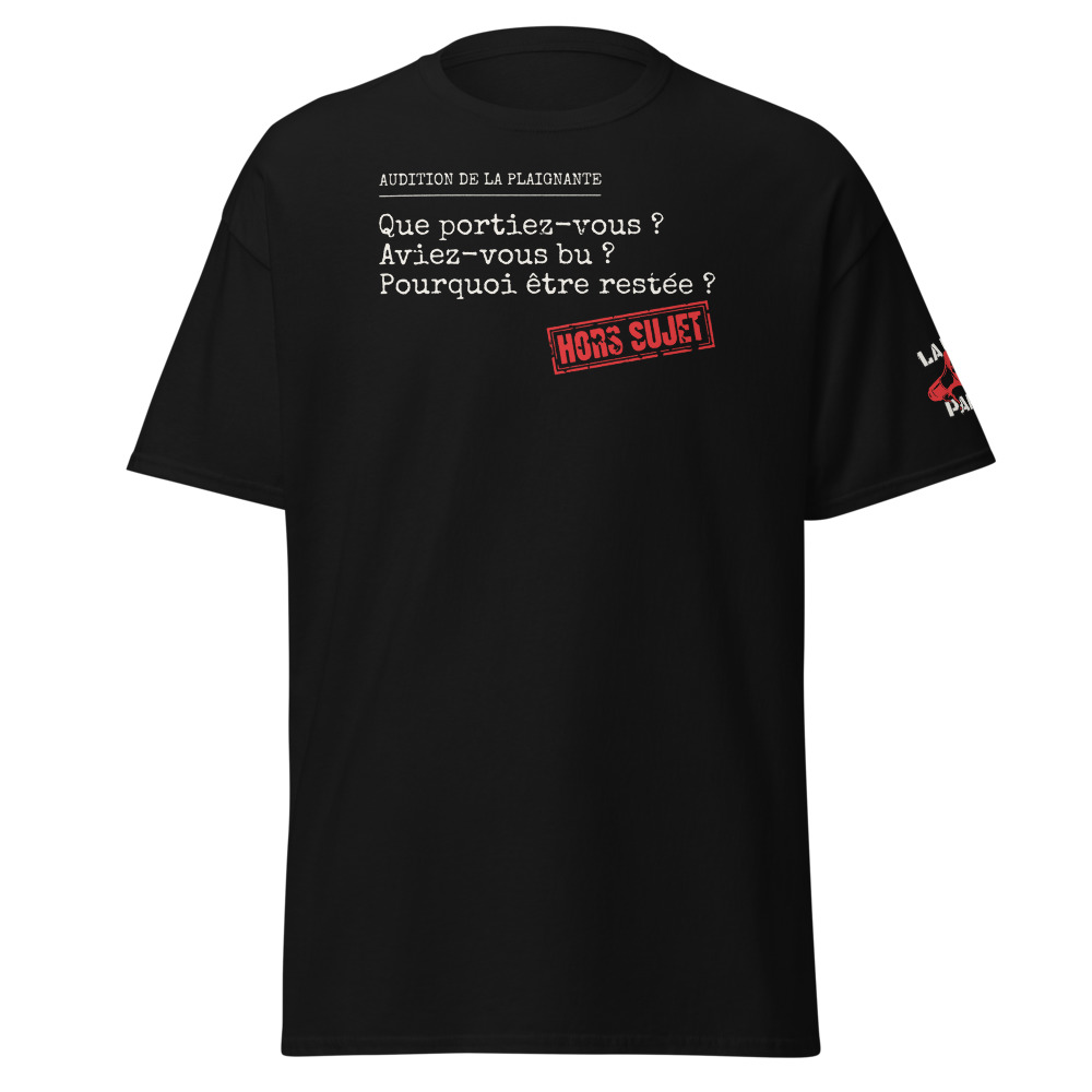 T-shirt Questions hors sujet